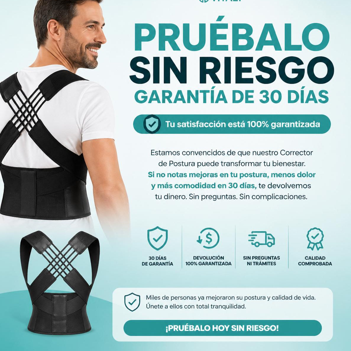 Corrector de Postura Ergonómico