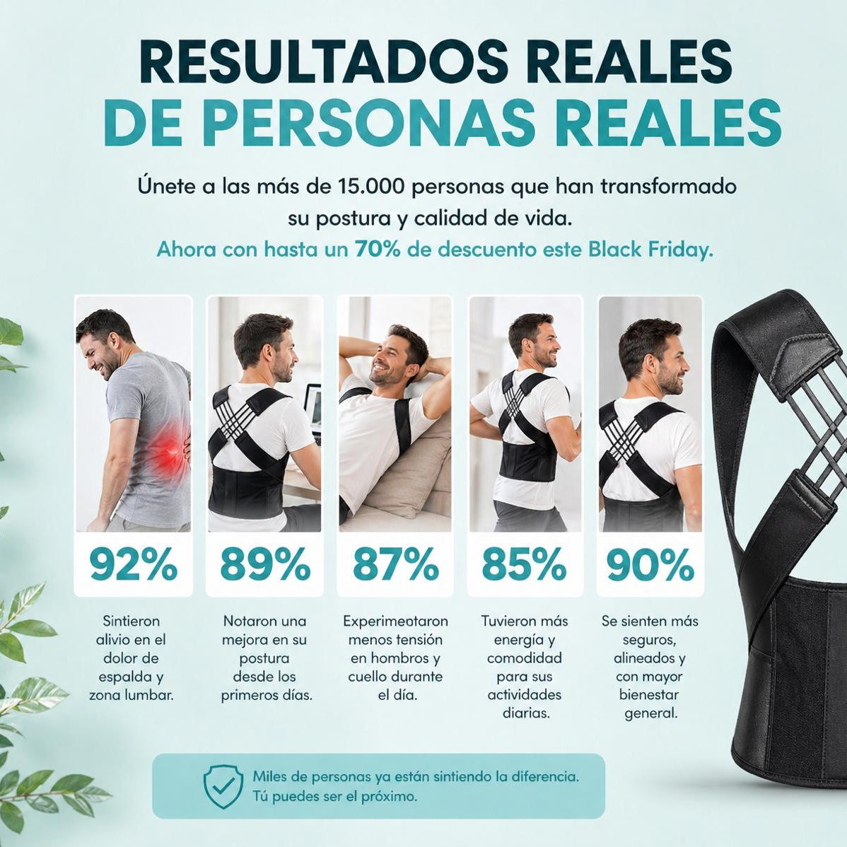 Corrector de Postura Ergonómico